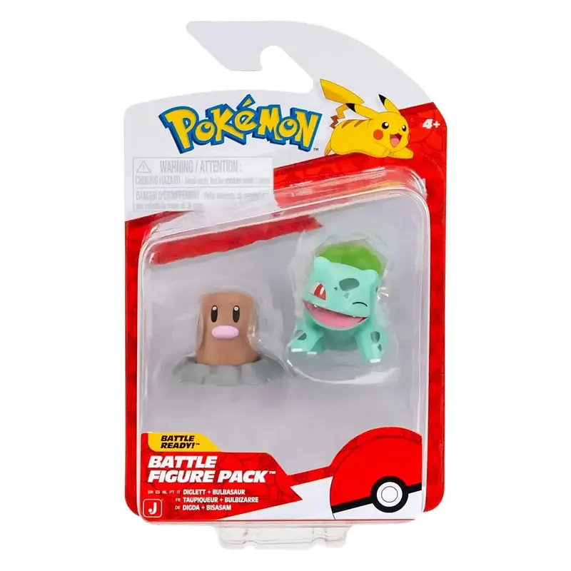 Bulbasaur & Diglett Pokémon Battle Figure Set