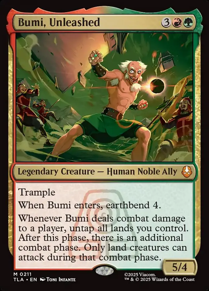 Bumi, Unleashed Avatar The Last Airbender #211