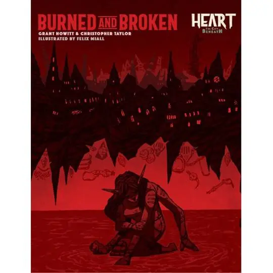 Burned and Broken - Spine Printing