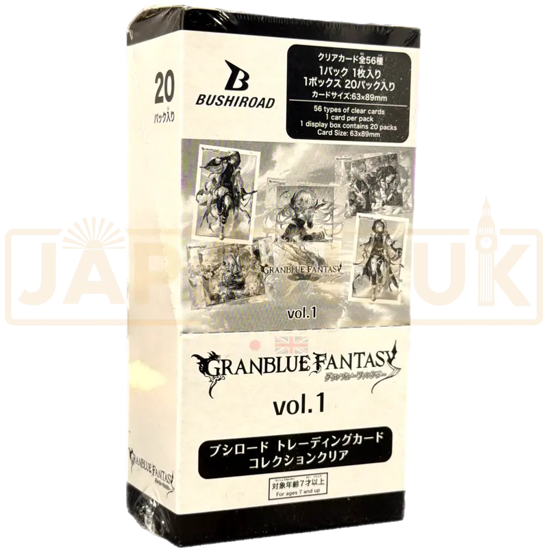 Bushiroad Clear Granblue Fantasy Vol. 1 Japanese Booster Box
