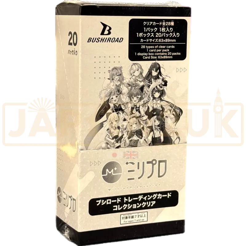 Bushiroad Clear Million Production Millipro Japanese Booster Box