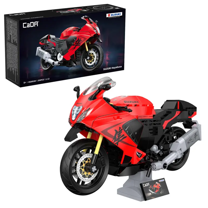 CaDA Suzuki Hayabusa Motorcycle - Brick Model Kit