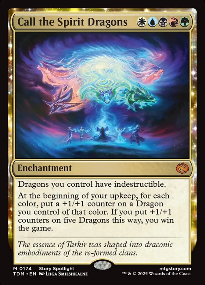 Call the Spirit Dragons Tarkir Dragonstorm #174