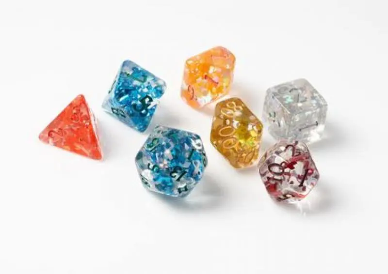 Cancer Awareness 2021 Poly Set - Sirius Dice