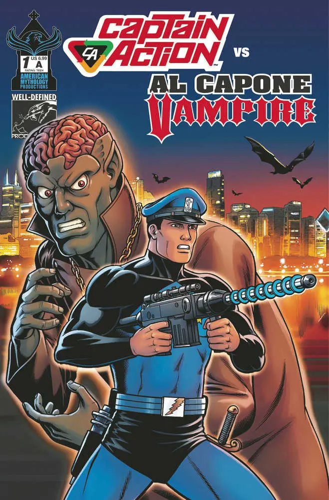 Captain Action vs Al Capone Vampire #1 Cover A Brothers Fraim