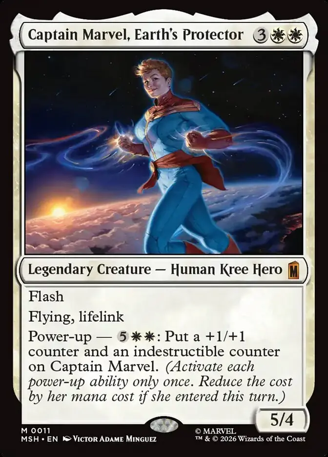 Captain Marvel, Earth's Protector Marvel Super Heroes #011