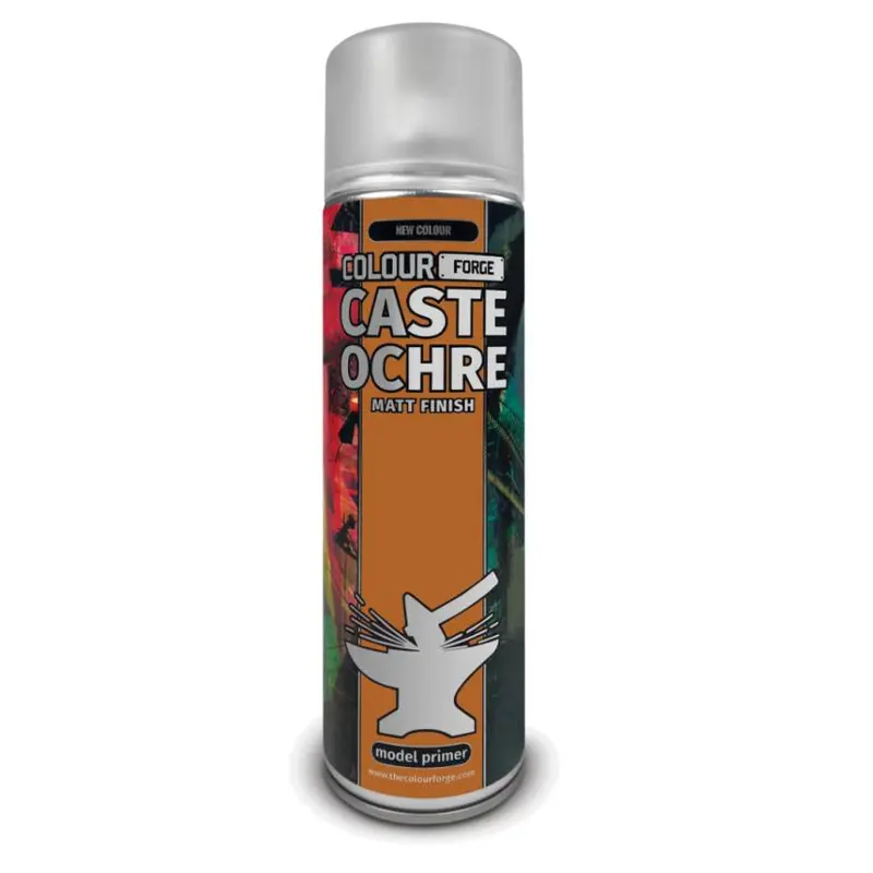 Caste Ochre Spray - Colour Forge Model Primer
