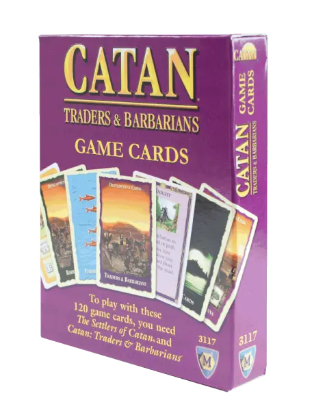 Catan Barbarians and Traders Replacement Game Cards (2015 Refresh)
