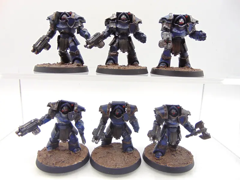 Cataphractii Terminators with Combi-bolters and Power Fists