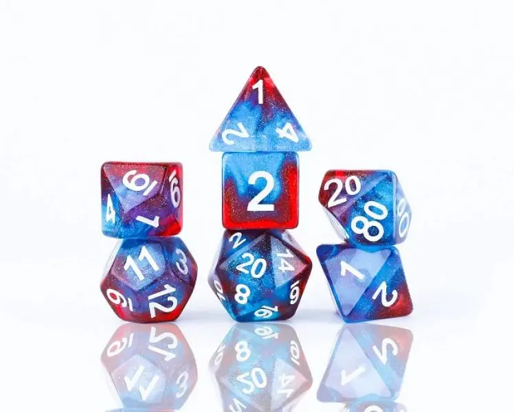 Celestial Starry Skies Polyhedral Dice Set - Sirius Dice