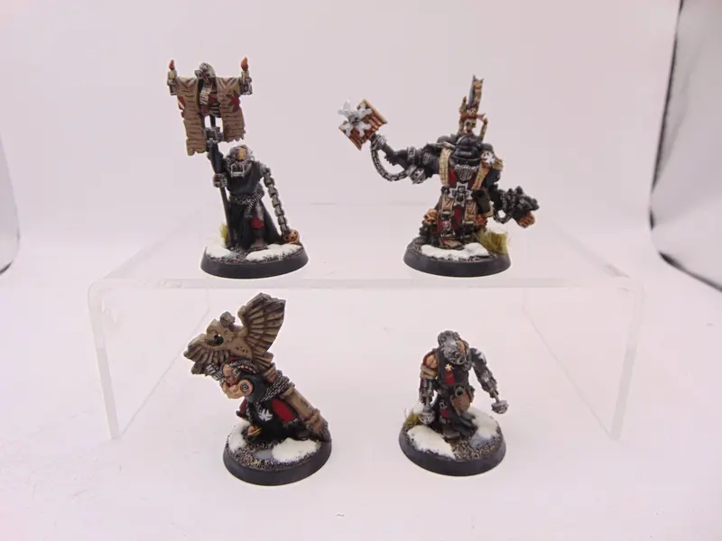 Chaplain Grimaldus and Retinue