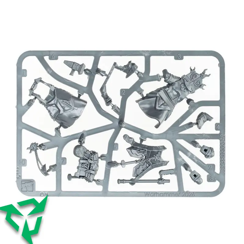 Cities of Sigmar Mallus Forgepriest - On Sprue