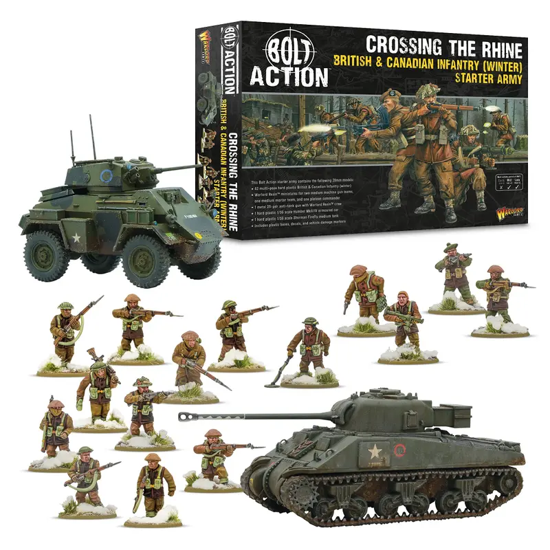 'Crossing the Rhine' - British & Canadian Infantry (Winter) Starter Army (Bolt Action)