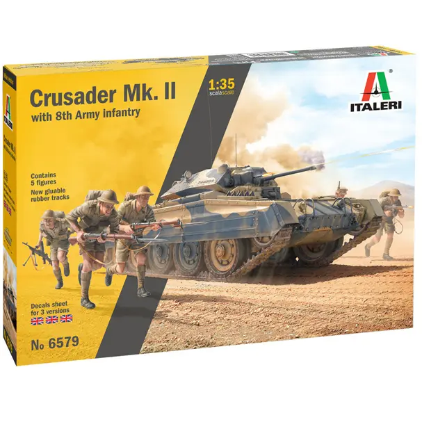 Crusader Mk. II with 8th Army Infantry - 1