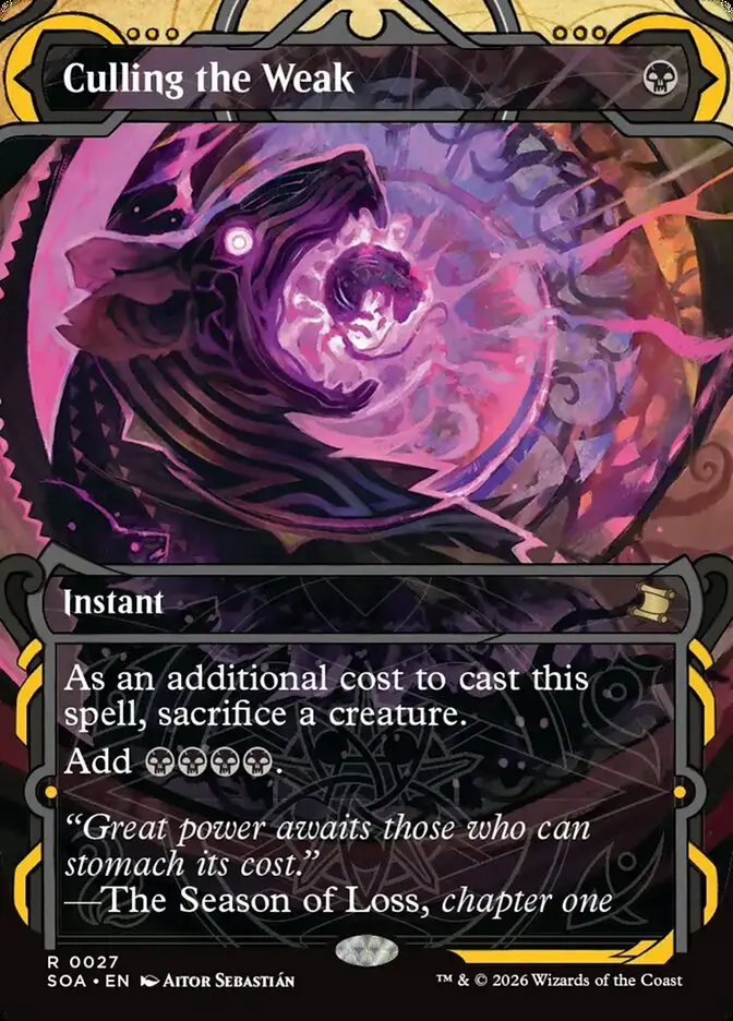 Culling the Weak Secrets of Strixhaven Mystical Archive #027