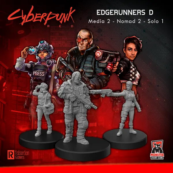 Cyberpunk Red Miniatures