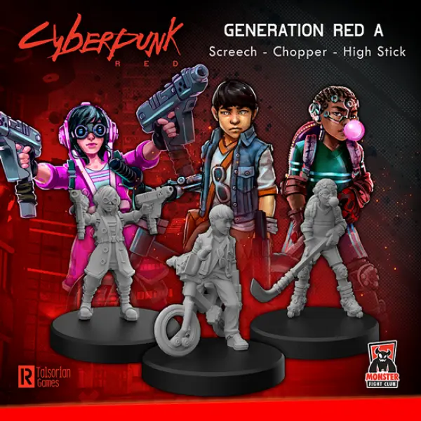 Cyberpunk Red Miniatures