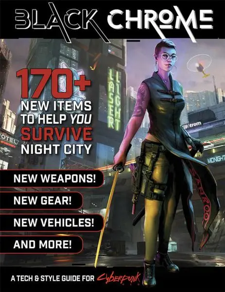 Cyberpunk Red RPG Black Chrome