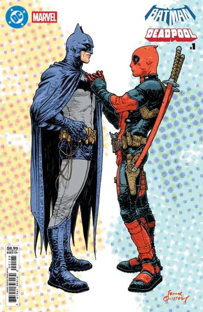DC Marvel Batman Deadpool #1 (One Shot) Cover N Frank Quitely Batman Deadpool Card Stock Variant