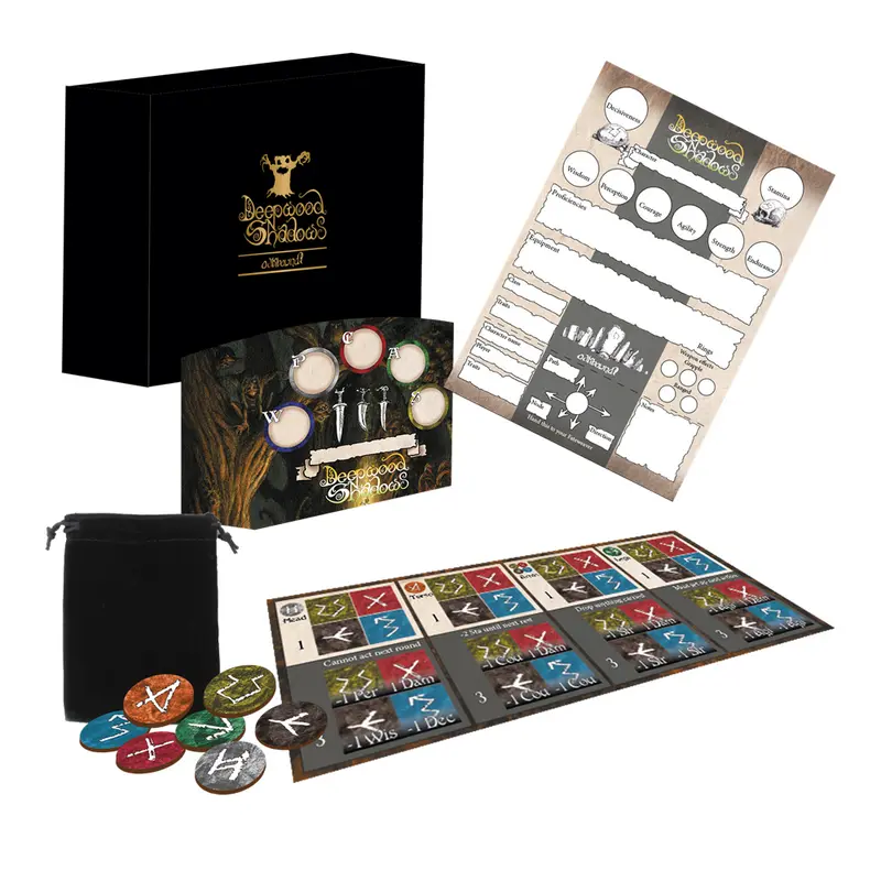 Deepwood Shadows RPG Player Set - Oakbound