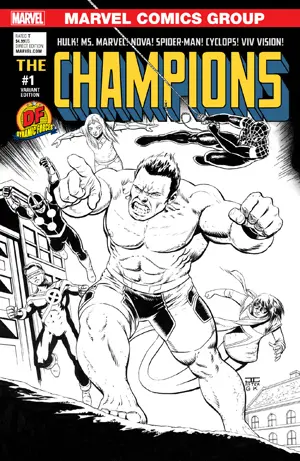 Df Champions #1 Df Exclusive Cassaday Black & White