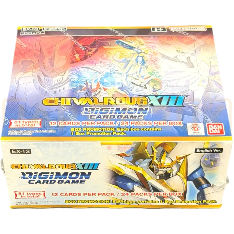 Digimon Chivalrous XIII EX-13 English Booster Box