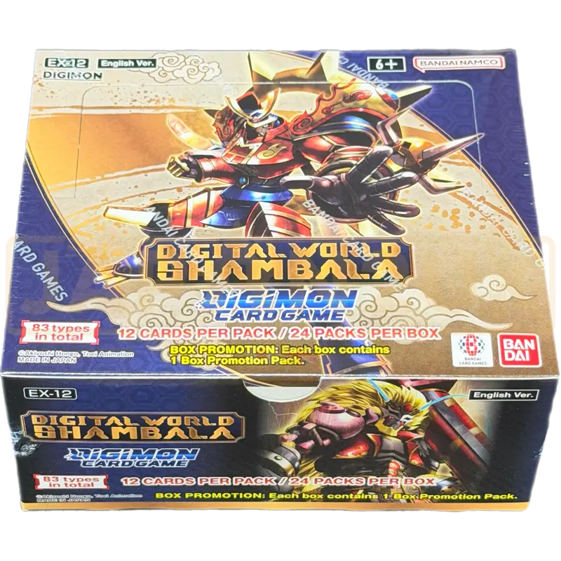 Digimon Digital World Shambala EX-12 English Booster Box