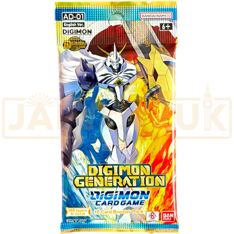 Digimon Generation AD-01 English Advanced Booster Pack