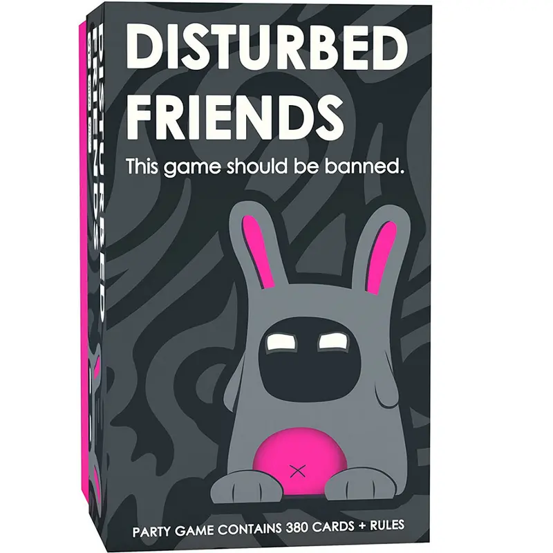 Disturbed Friends Adult Party Game - Black Box