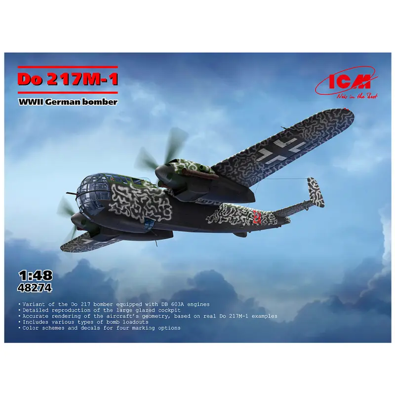 Do 217M-1 WWII German Bomber Model Kit