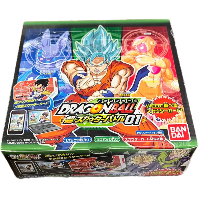 Dragon Ball Super Scouter Battle Vol 1 Japanese Booster Box