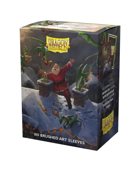 Dragon Shield Brushed ART Sleeves - Christmas Dragon 2023 (100 ct.)