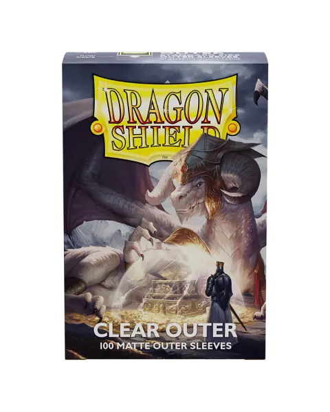 Dragon Shield Clear Outer Sleeves - Matte Standard Size (100)