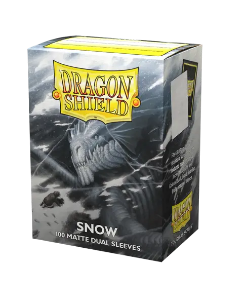 Dragon Shield Dual Matte - Snow (100 ct.)