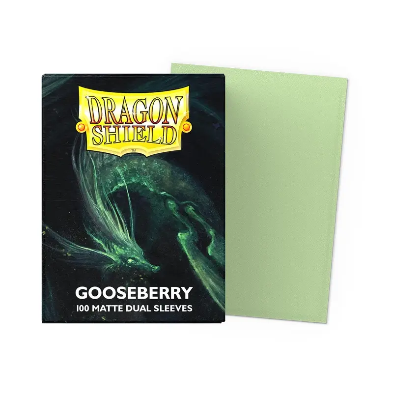 Dragon Shield Gooseberry Matte Dual Sleeves