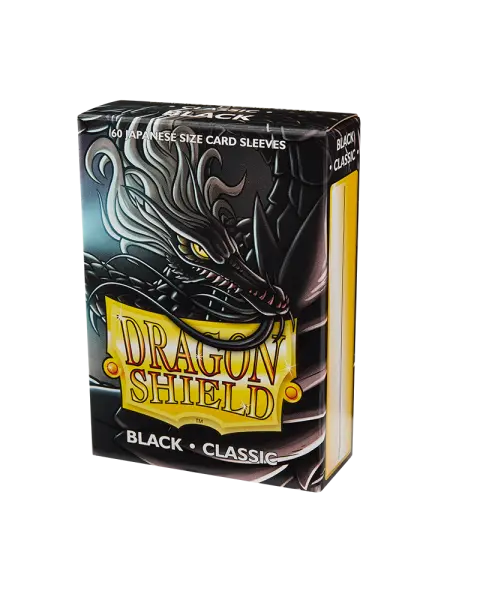 Dragon Shield Japanese Classic Black (60) - Classic In Box [ Pre-order ]