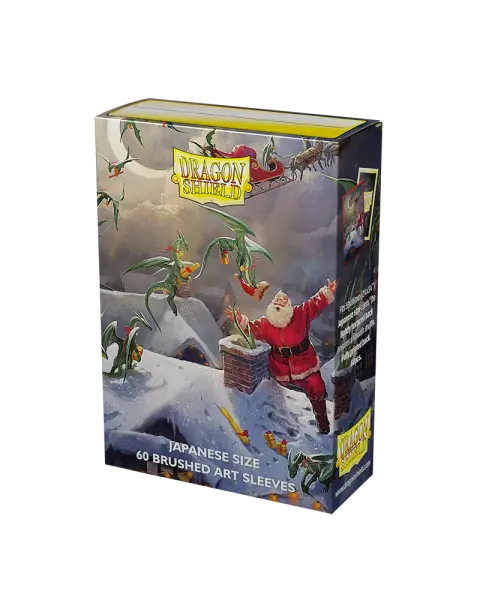 Dragon Shield Japanese Size Brushed Art - Christmas 2023 (60 ct.)