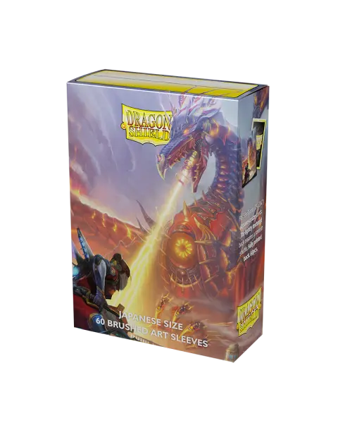 Dragon Shield Japanese Size Brushed Art Sleeves - Bolt Reaper (60)