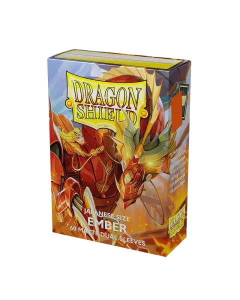 Dragon Shield Japanese Size Dual Matte - Ember (60 ct.)