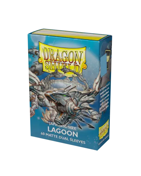 Dragon Shield Japanese Size Dual Matte - Lagoon (60 ct.)
