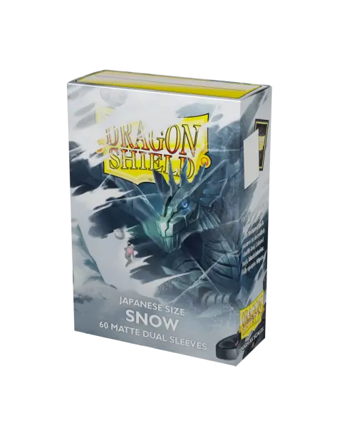 Dragon Shield Japanese Size Dual Matte - Snow (60 ct.)