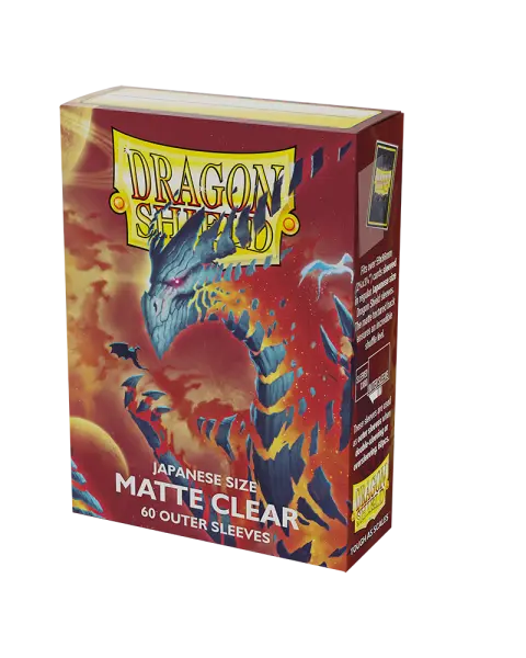 Dragon Shield Japanese Size Matte Outer Sleeves - Clear (60)