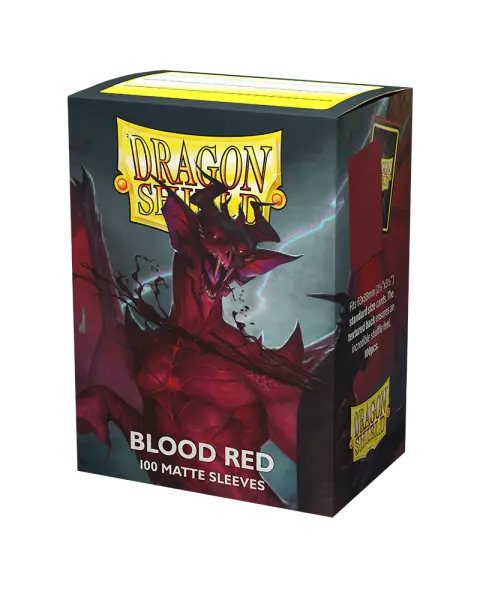 Dragon Shield Matte - Blood Red (100)