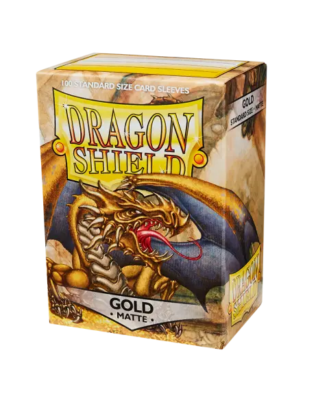 Dragon Shield Matte - Gold (100)