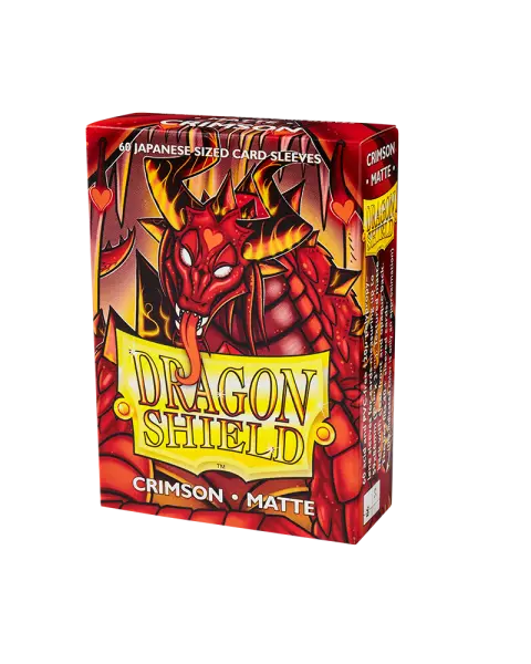 Dragon Shield Matte Japanese size - Crimson (60 ct. In box)