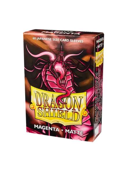 Dragon Shield Matte Japanese Size - Magenta (60 ct.) In Box