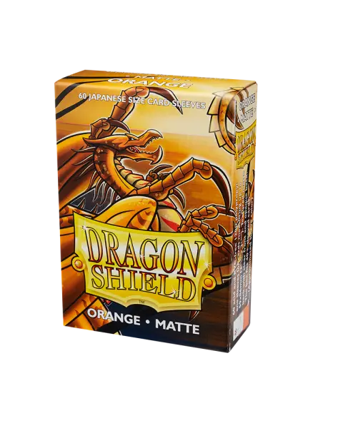 Dragon Shield Matte Japanese size - Orange (60 ct. In box)