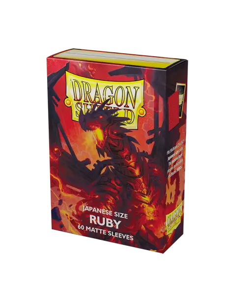 Dragon Shield Matte Japanese Size - Ruby (60)