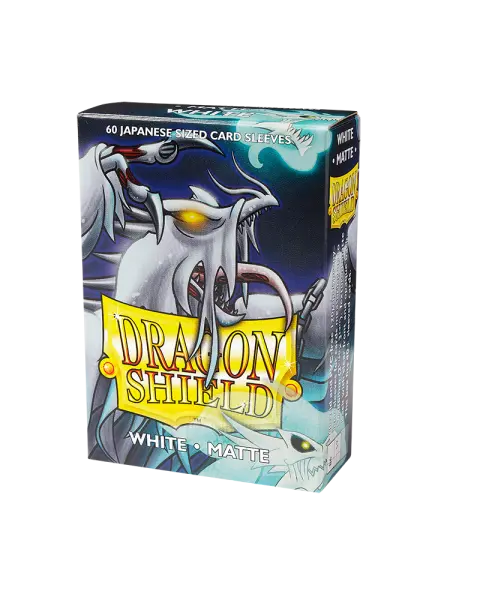Dragon Shield Matte Japanese size - White (60 ct. In box)
