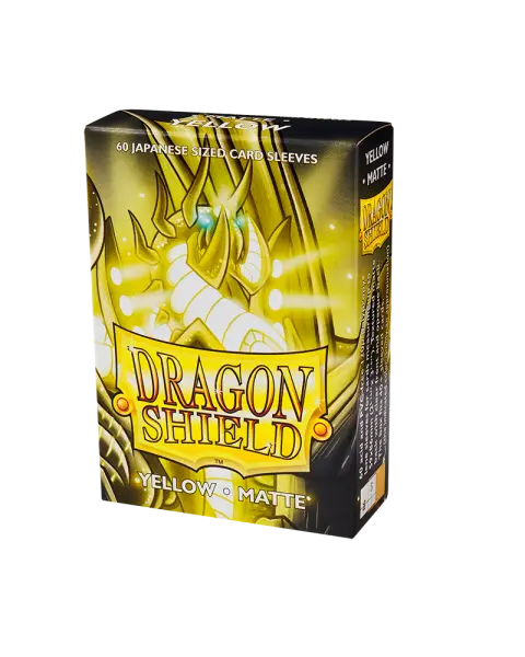 Dragon Shield Matte Japanese size - Yellow (60 ct. In box)